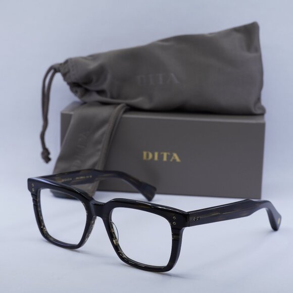 Dita SEQUOIA DRX-2086-G-TIM-54 Square Eyeglasses 54mm - Burnt Timber - Picture 1 of 9